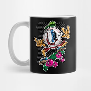 Eyeball Skater Dude Mug